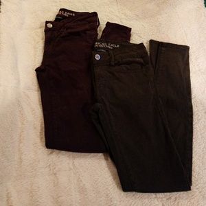 American Eagle Outfitters Bundle, two pair jegging