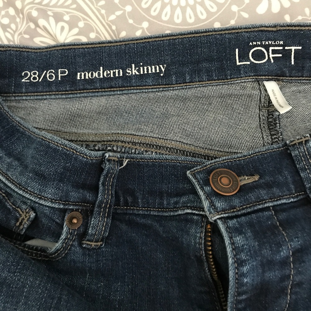 Loft modern skinny jeans