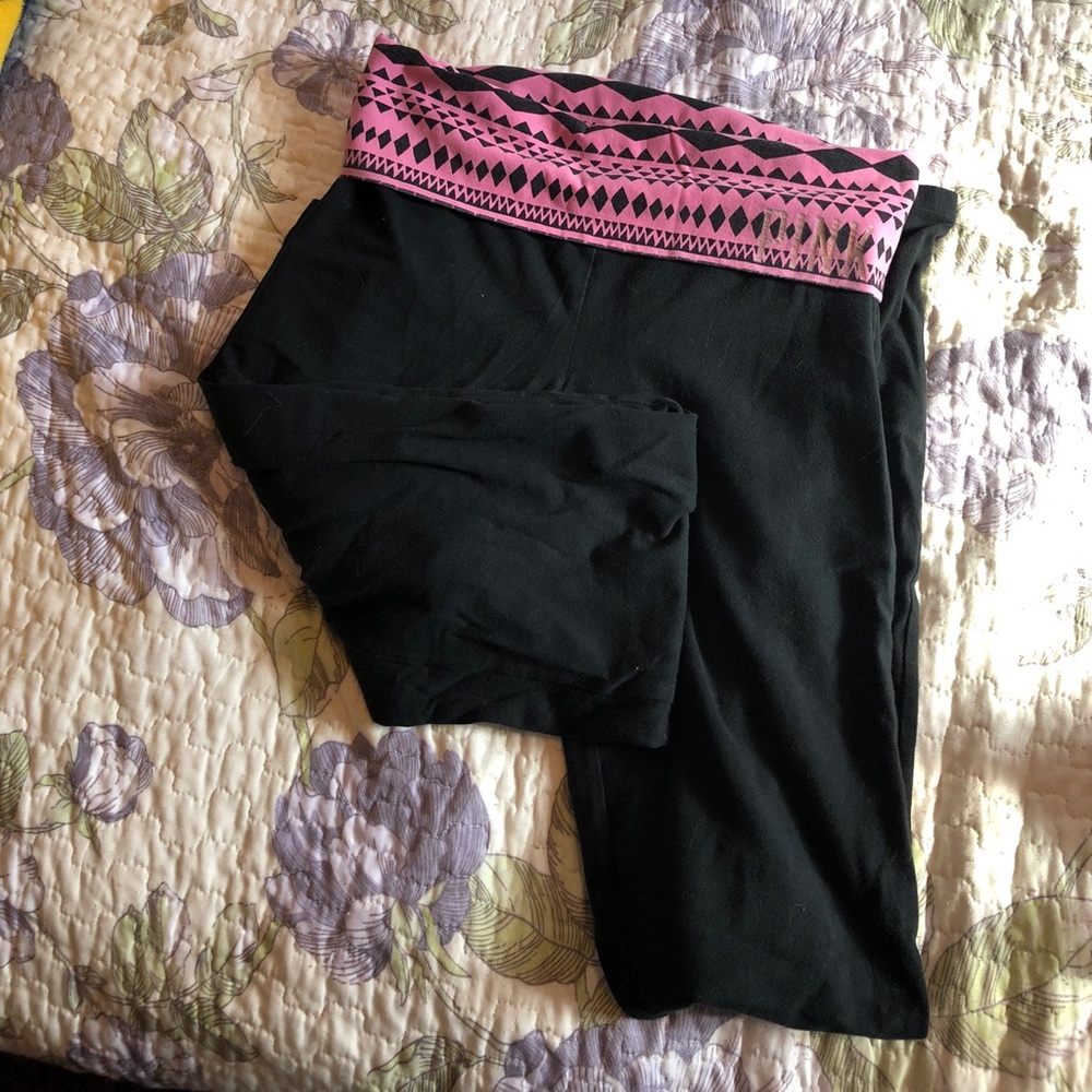 Pink small yoga pants