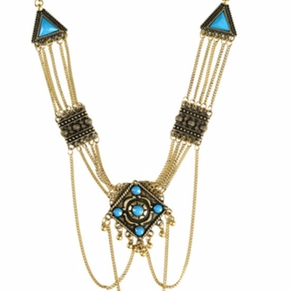 BOHO INSPIRED MULTI LAYERED NECKLACE - Picture 3 of 3