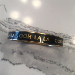 Kate spade idiom bangle “ooh la la”