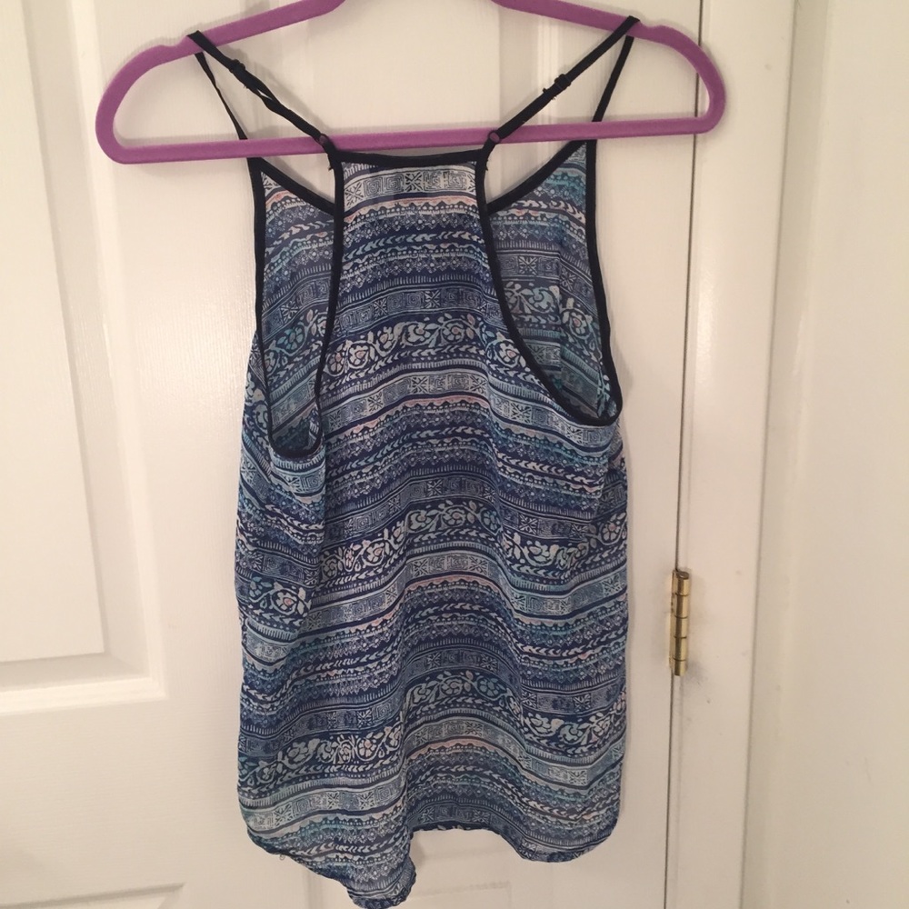 Patterned Racerback Tank - Picture 2 of 2