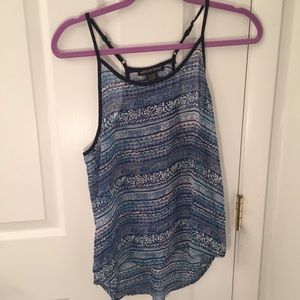 Patterned Racerback Tank