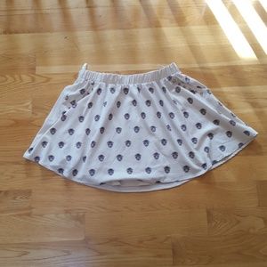 BP Collection funky lined mini skirt