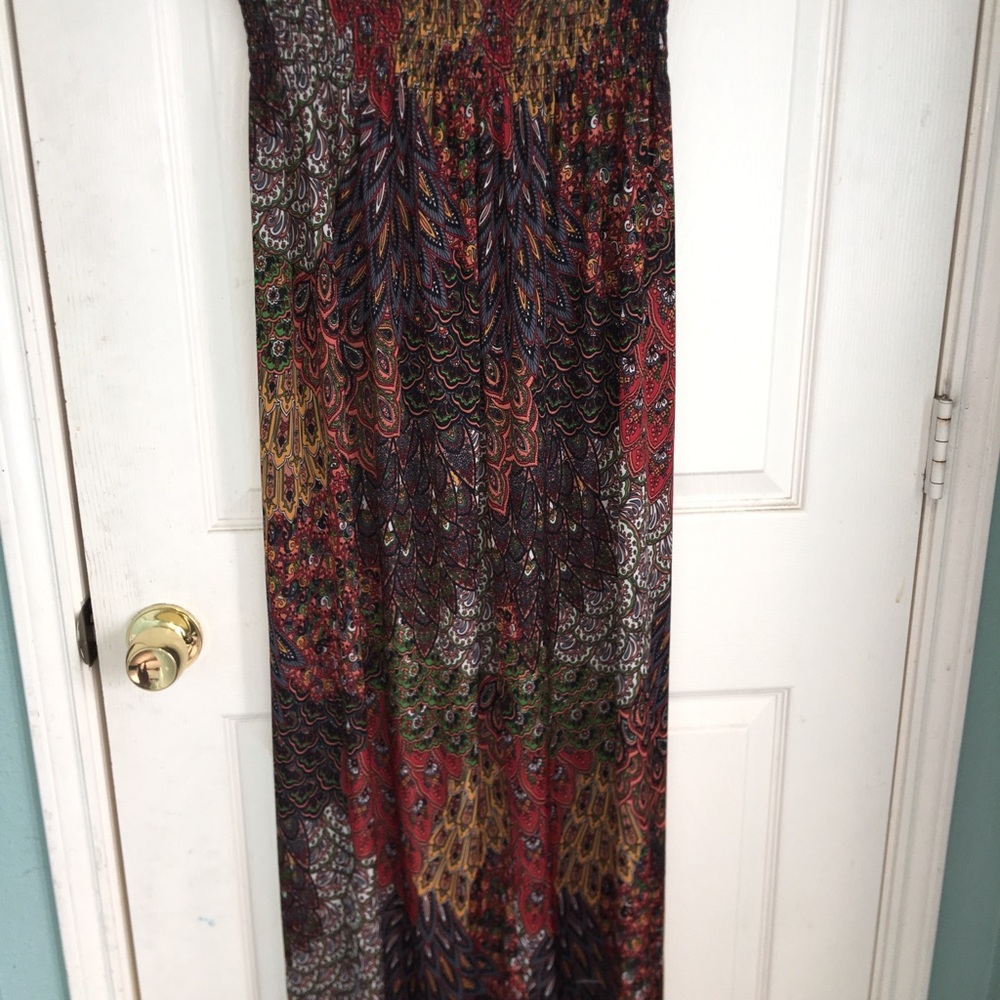 Peacock Maxi Dress