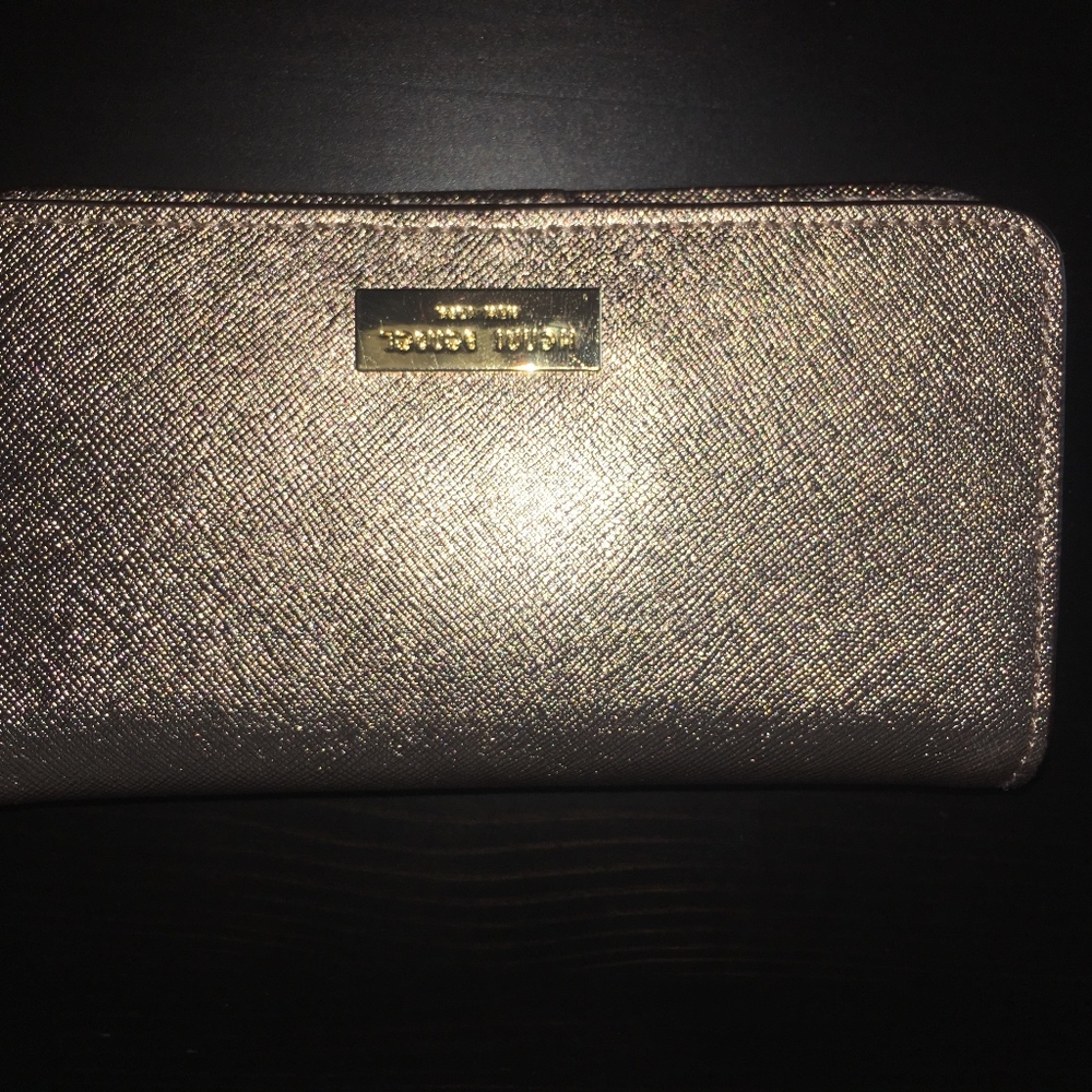 Henri Bendel Rose Gold Phone and Wallet Case