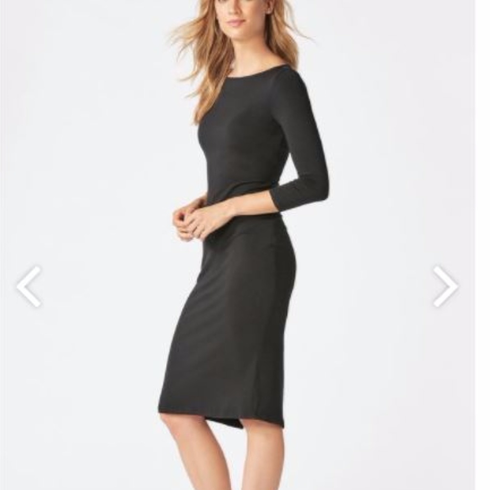 JustFab 3/4 Sleeve Knit Dress
