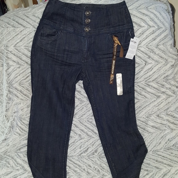 refuge Denim - REFUSE High Waist SKINNY Leg Buttonfly JEANS New