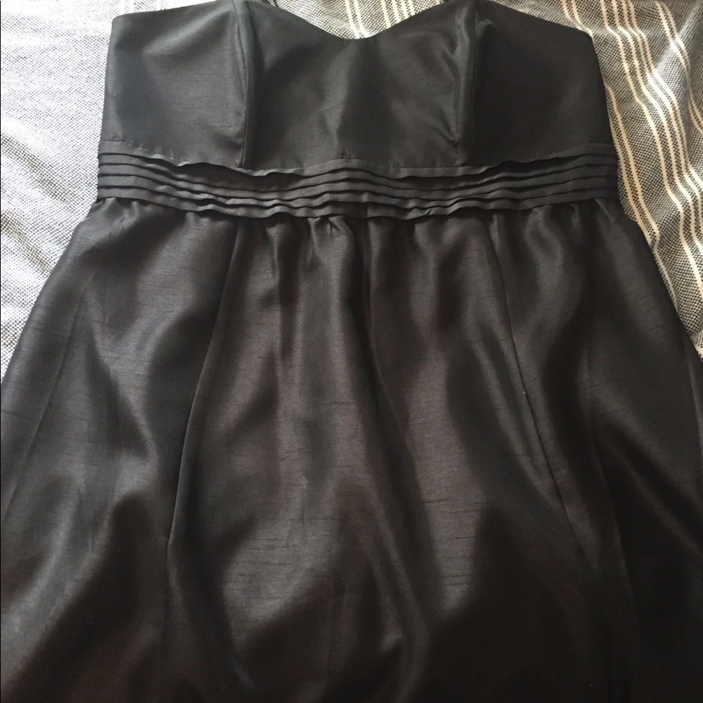 NWOT Strapless Black Dress