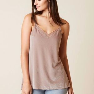 Free People velvet tank top