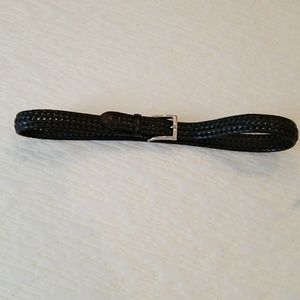 Unisex Braided Leather Belt