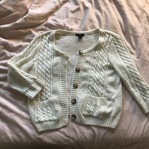 H&M cream cardigan