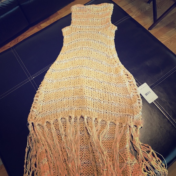 Free People Sweaters - Women's free people folksong fringe knit vest
