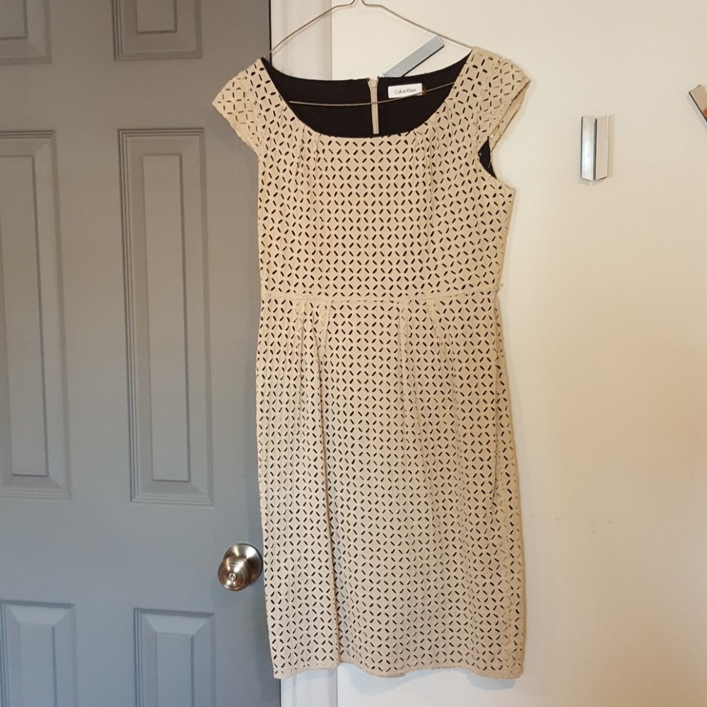 Calvin Klein cotton sheath