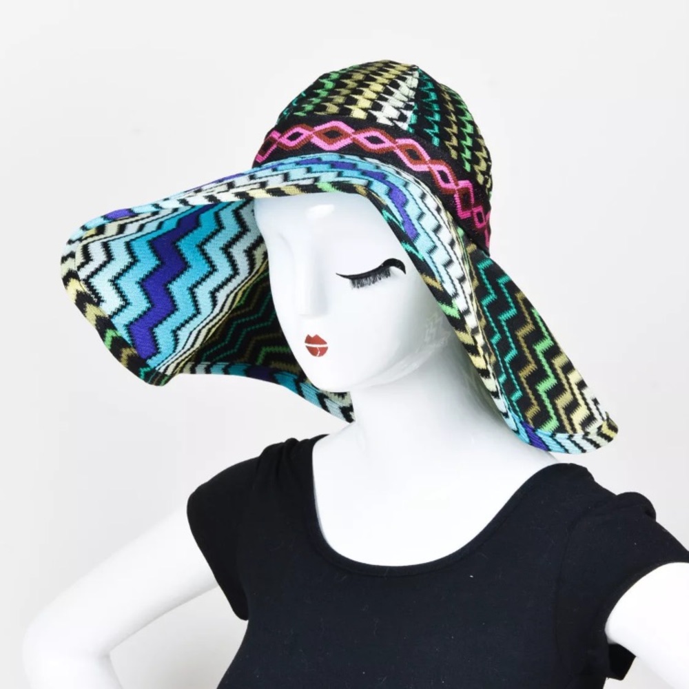 Missoni Multicolor Chevron Floppy Hat
