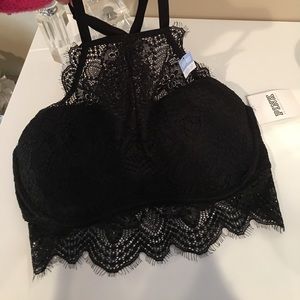 Victoria’s Secret Pink Lace Bralette 32-34 D-DD