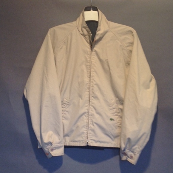 lacoste men's reversible jacket