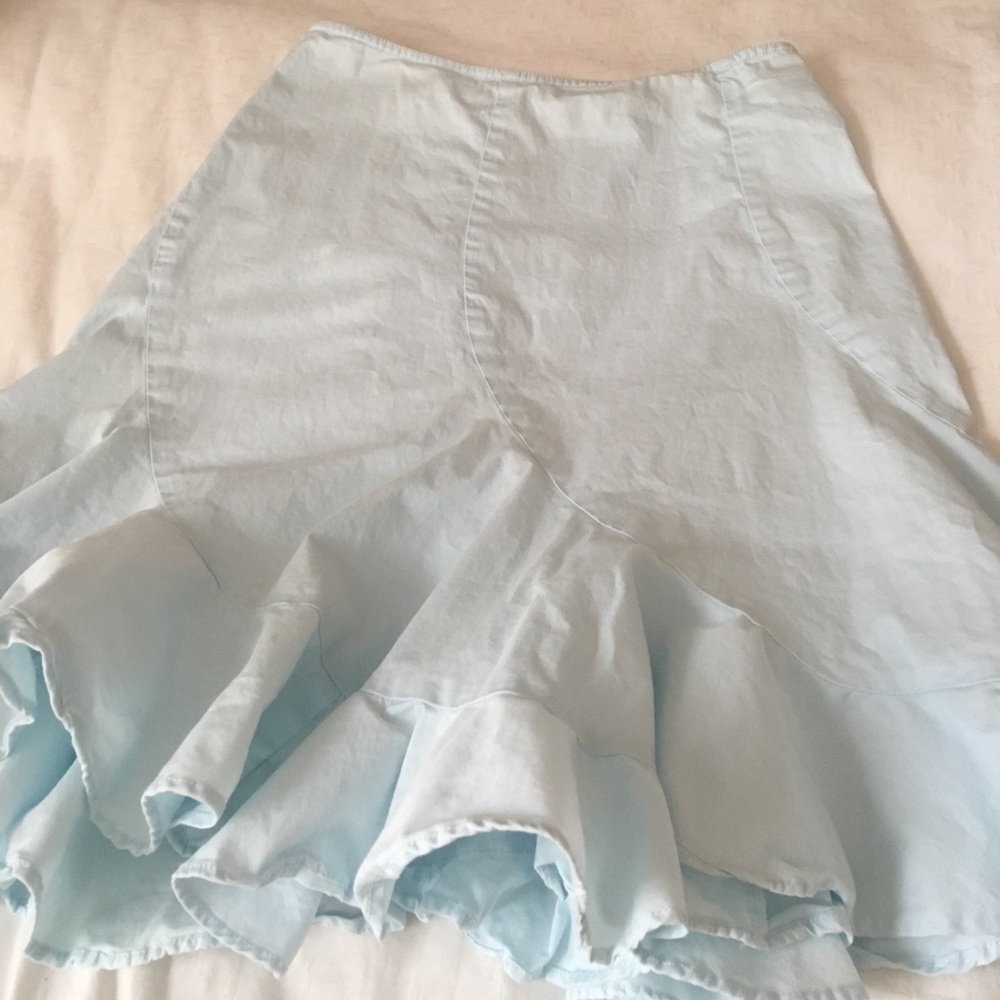 Ruffle Cotton Skirt