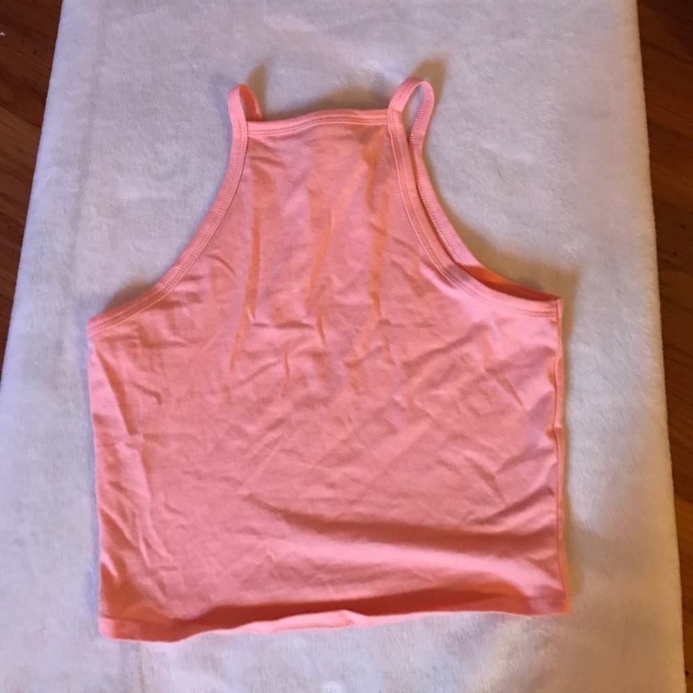 Peach crop top