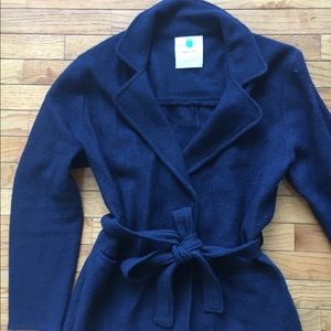 XL Anthropologie wool, tie, jacket.