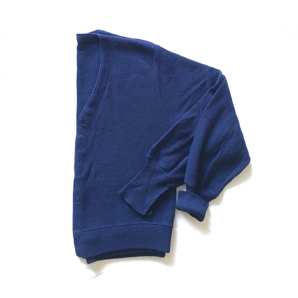 Navy boyfriend cardigan
