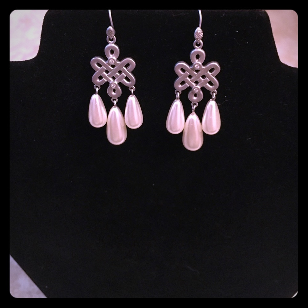 Silver earrings