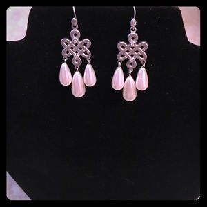 Silver earrings