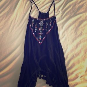 Aztec black tank