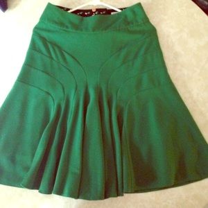 Anthropologie Leifsdottir Flounce Trumpet Skirt