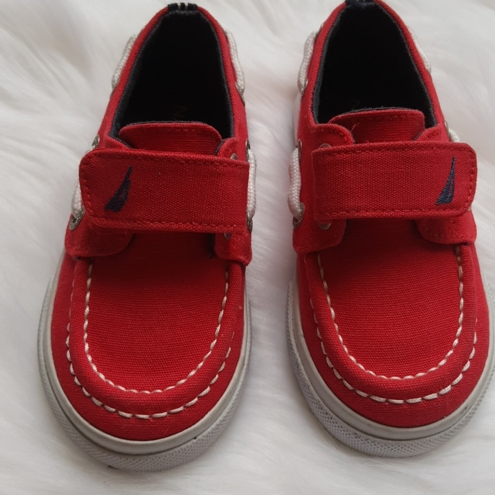 Red Nautica Shoes size 6