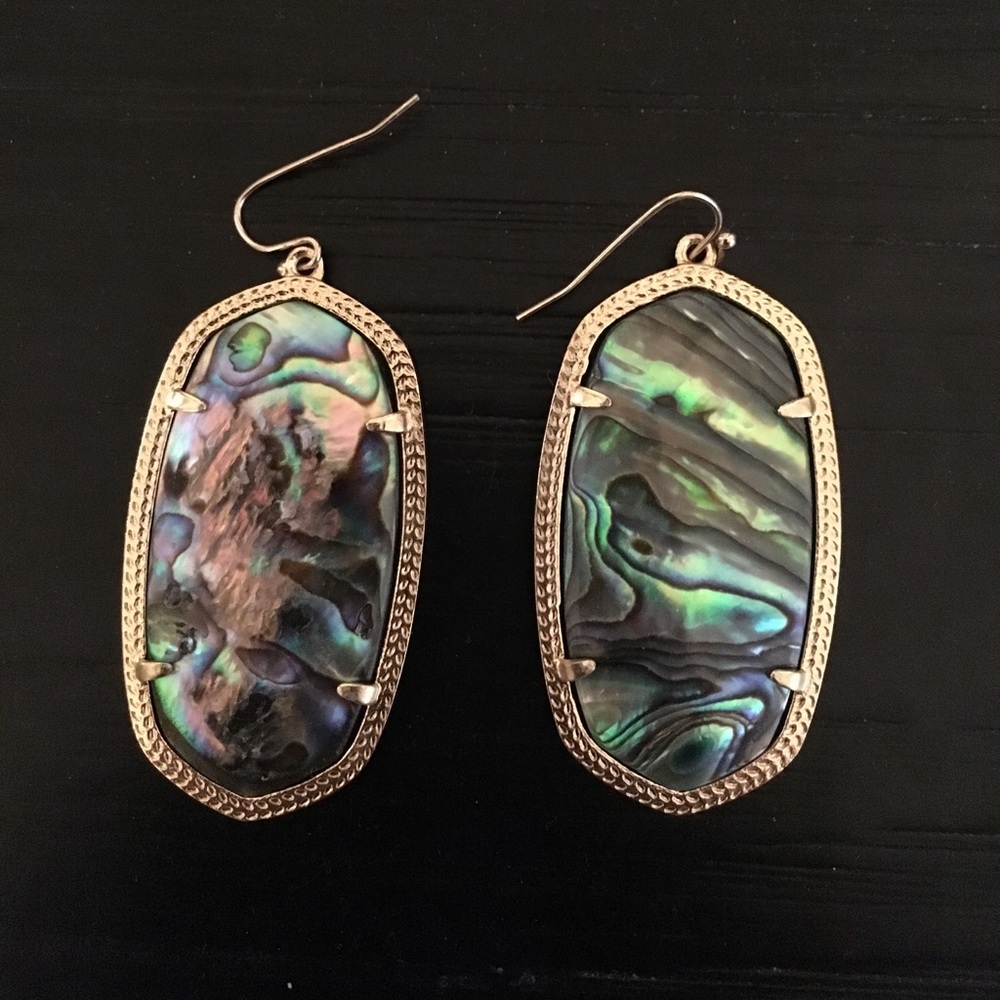 Abalone Shell Kendra Scott Earrings