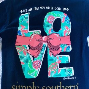 NWOT Simply Southern t shirt