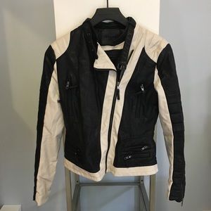 Vegan Leather Moto Jacket