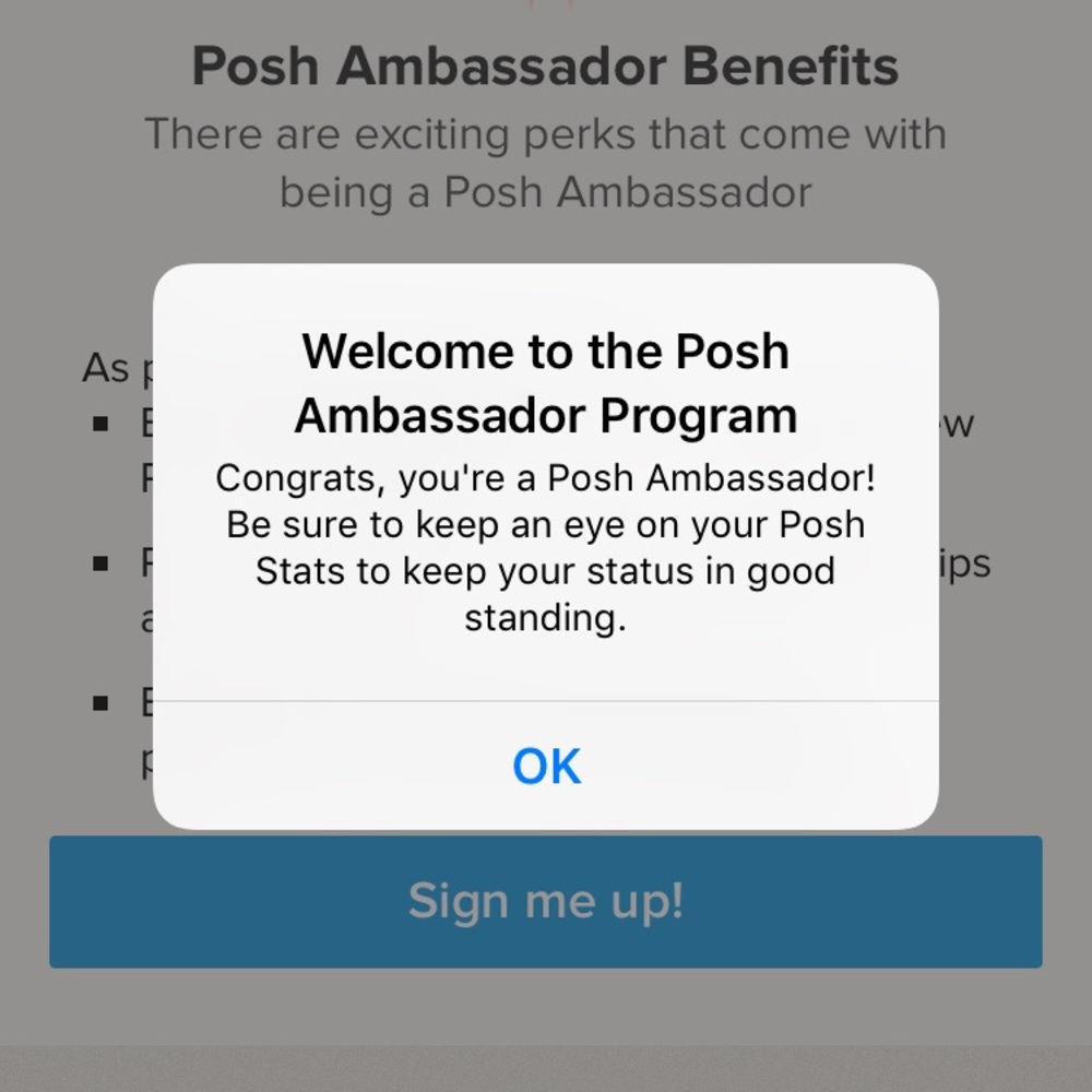 I'm now a Poshmark Ambassador!