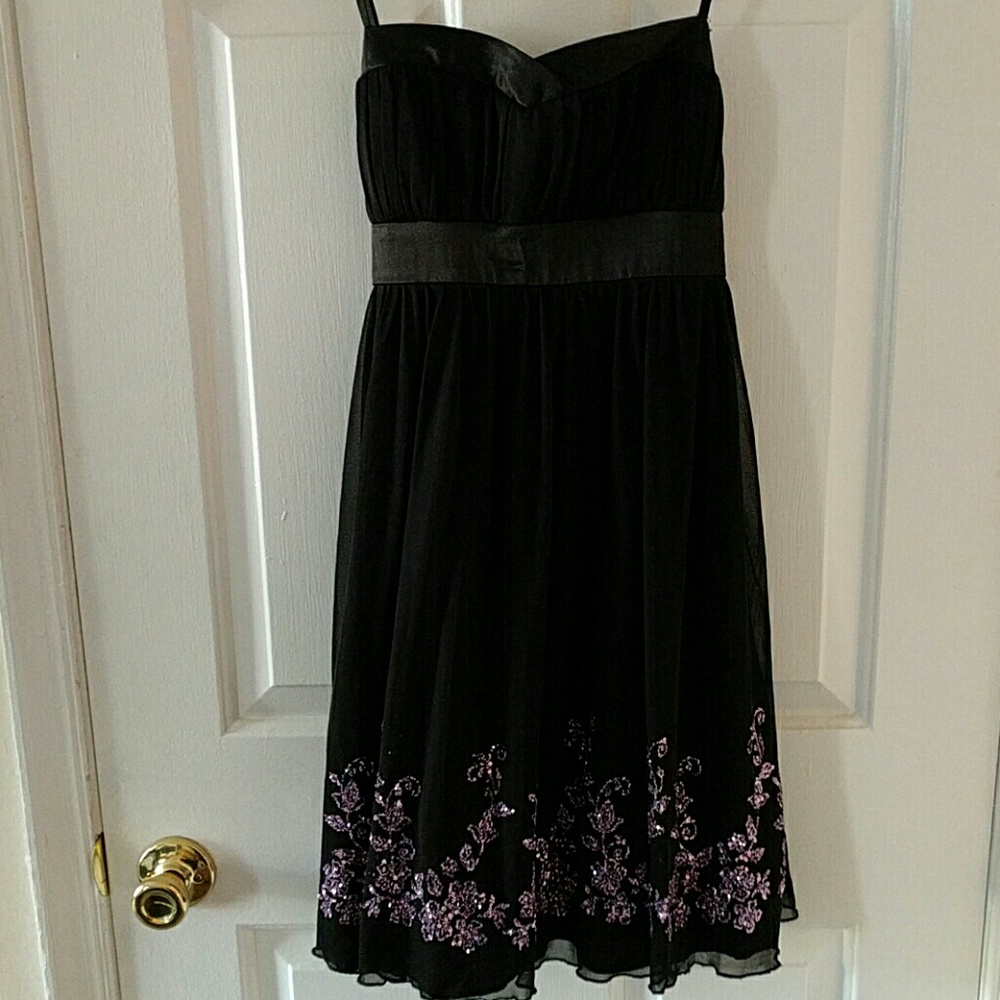 Black babydoll dress