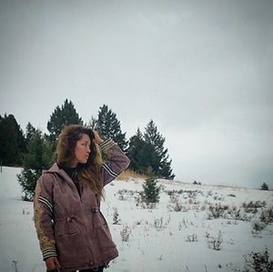 Free People Golden Quills Military Coat