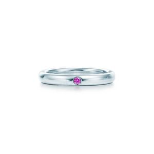 Tiffany& Co.Elsa Peretti Ring Pink Sapphire