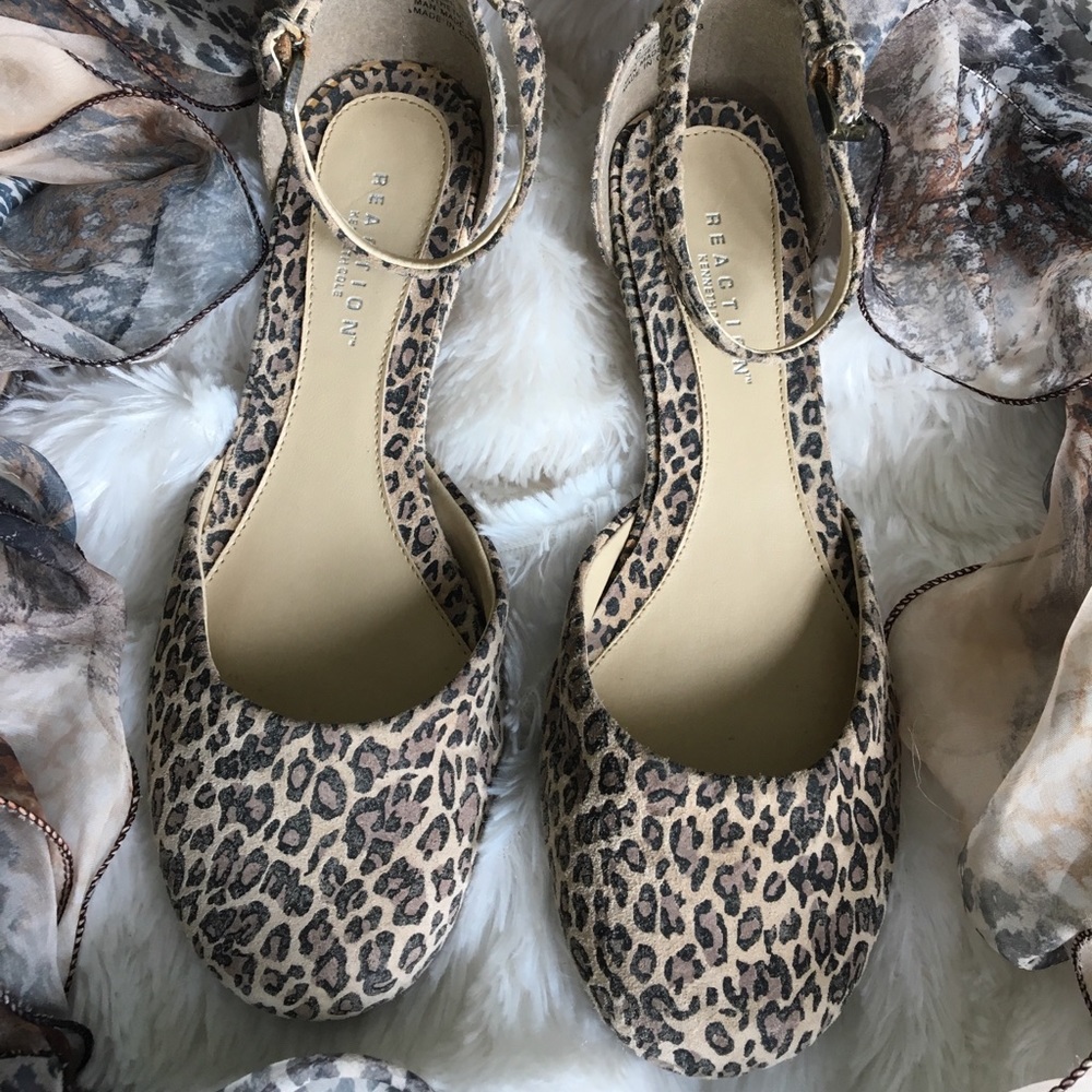 Kenneth Cole Reaction Leather Ankle Strap Shoe