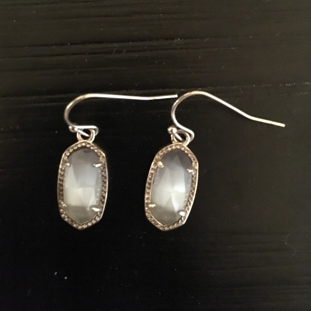 Mini grey stone Kendra Scott Earrings