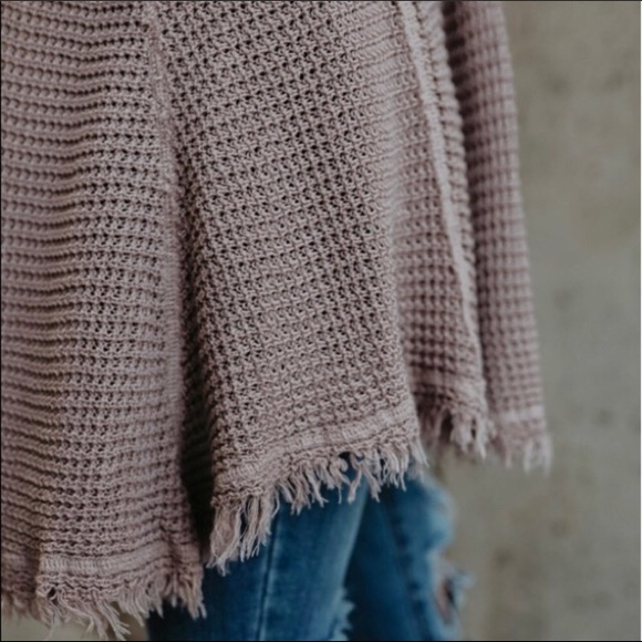 Last 1❣️ Mauve Cold Shoulder Sweater - Picture 7 of 7