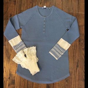 Nordic Henley Long Sleeve Sweater