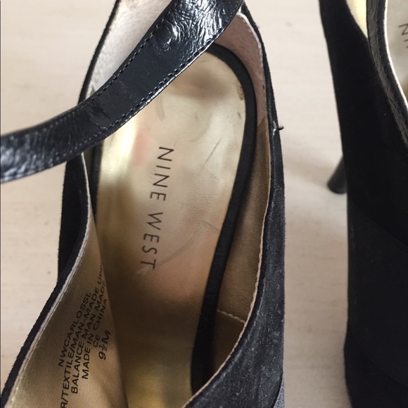 Nine West Black Suede Heels - Picture 5 of 5