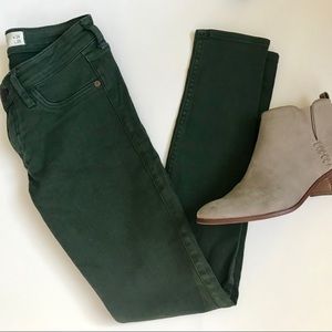 Abercrombie Olive Skinny Jeans