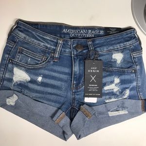 denim shorts
