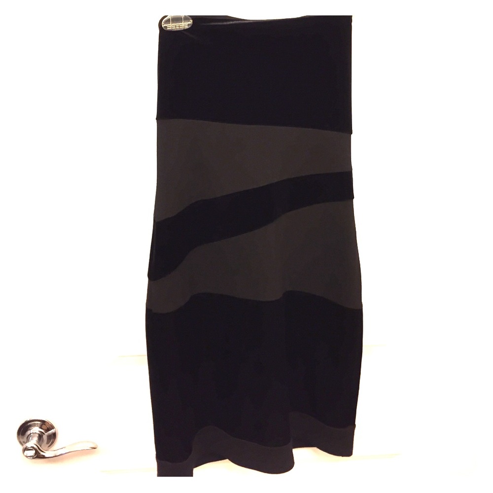 Ella Moss black velvet dress