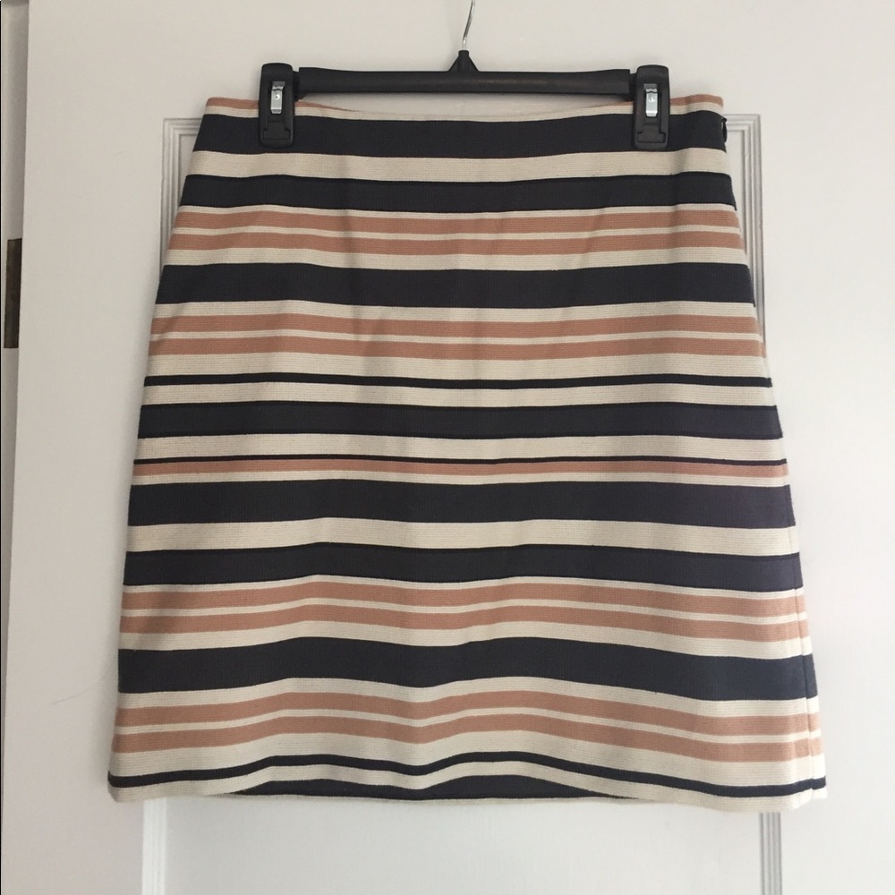 Striped Ann Taylor LOFT Skirt