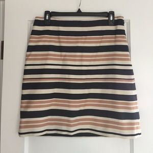 Striped Ann Taylor LOFT Skirt