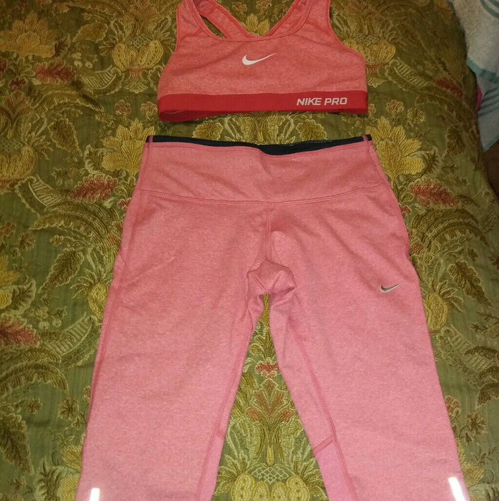 Nike pro/dri fit running outfit sz xs
