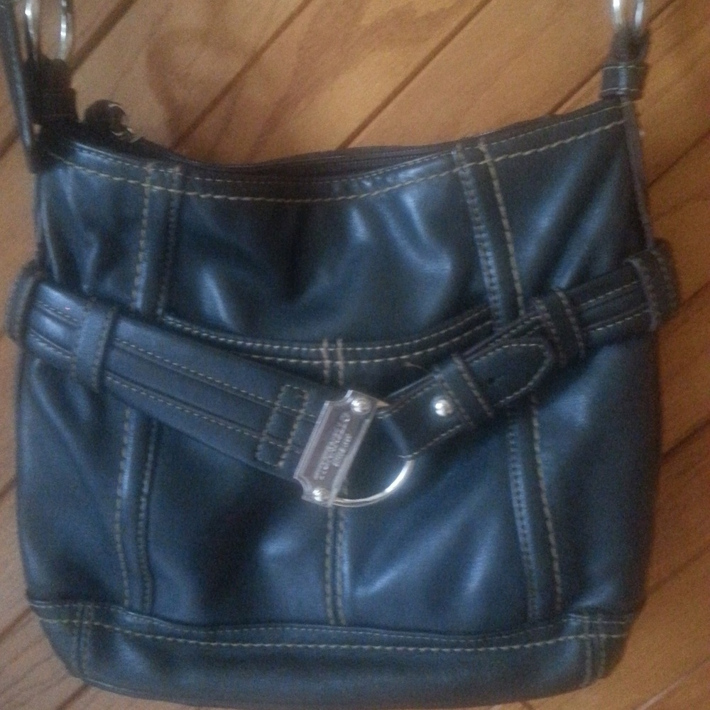 Brown Leather Tignanello  Crossbody Purse