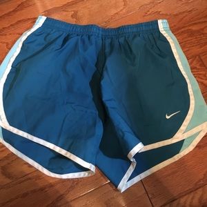Blue Nike shorts